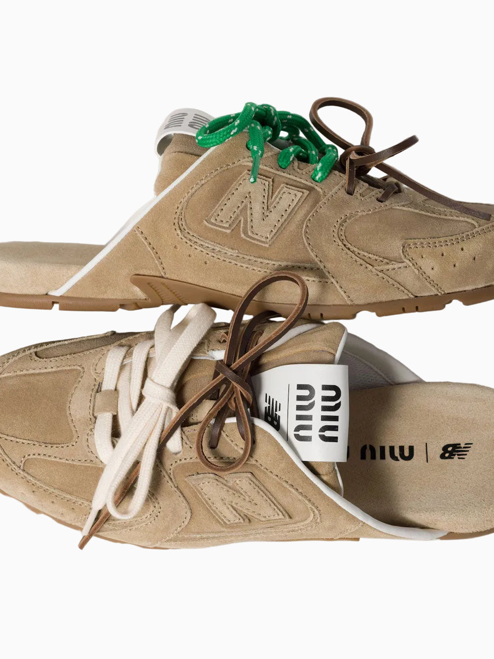 New Balance x Miu Miu 530 SL mules