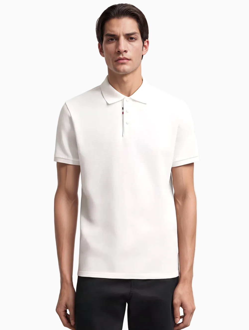 White polo shirt