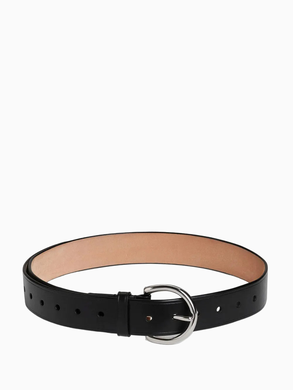 Round buckle belt