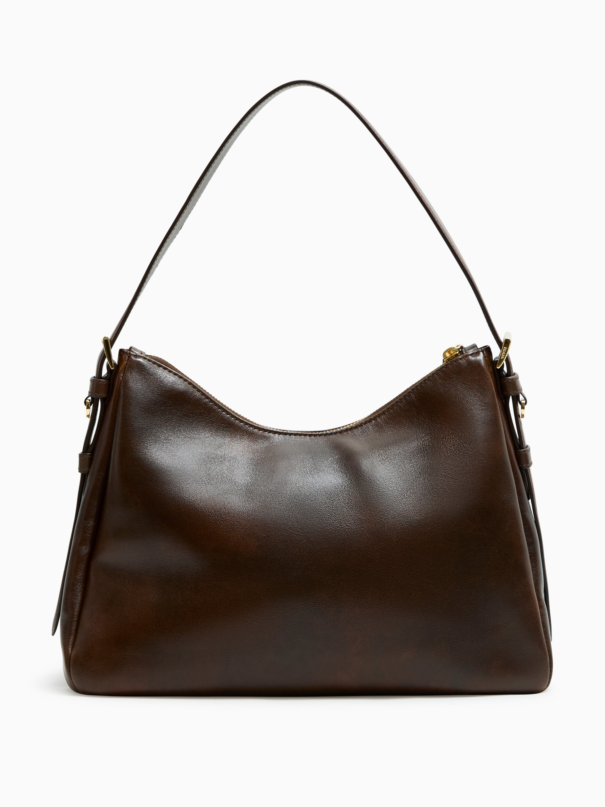 Leather shoulder bag