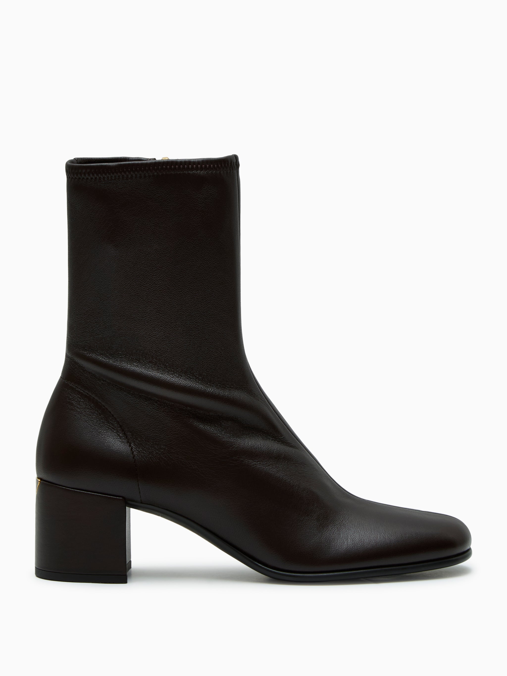 Botines de piel napa
