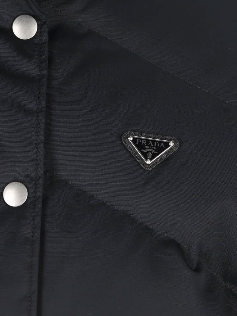 Down jacket with logo