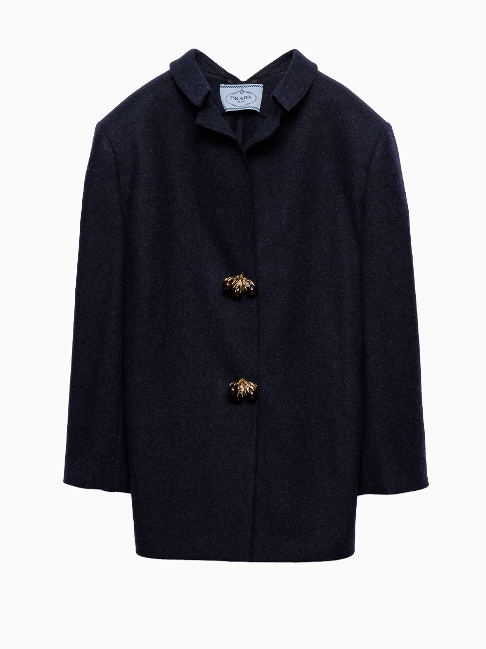 ジャケット・アウター FW1998 PRADA WOMEN WOOL JACKET Prada FW 1998 paneled wool coat, size IT 40 Chic | Depop