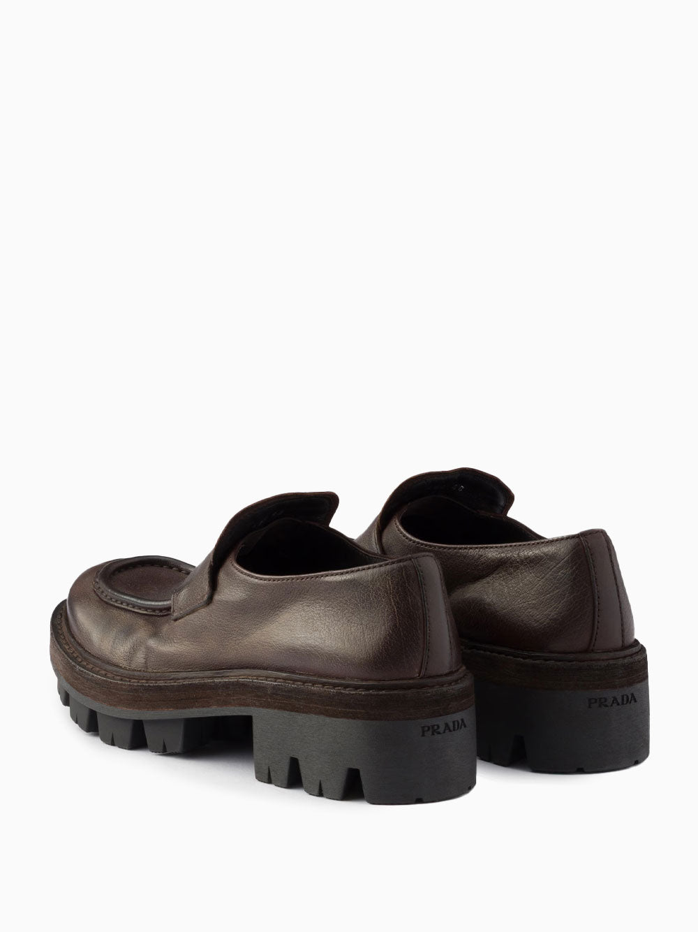 Leather loafers
