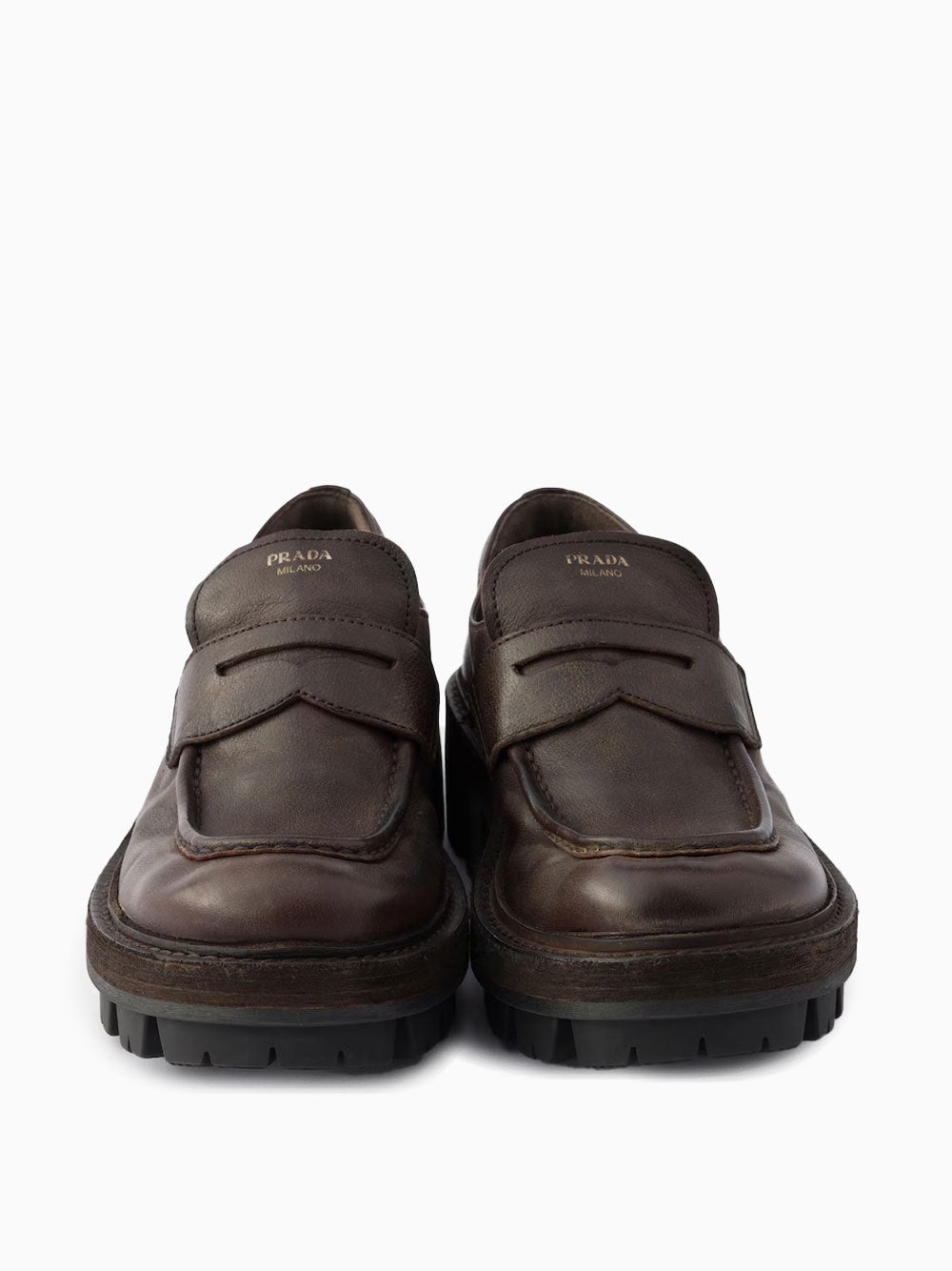 Leather loafers