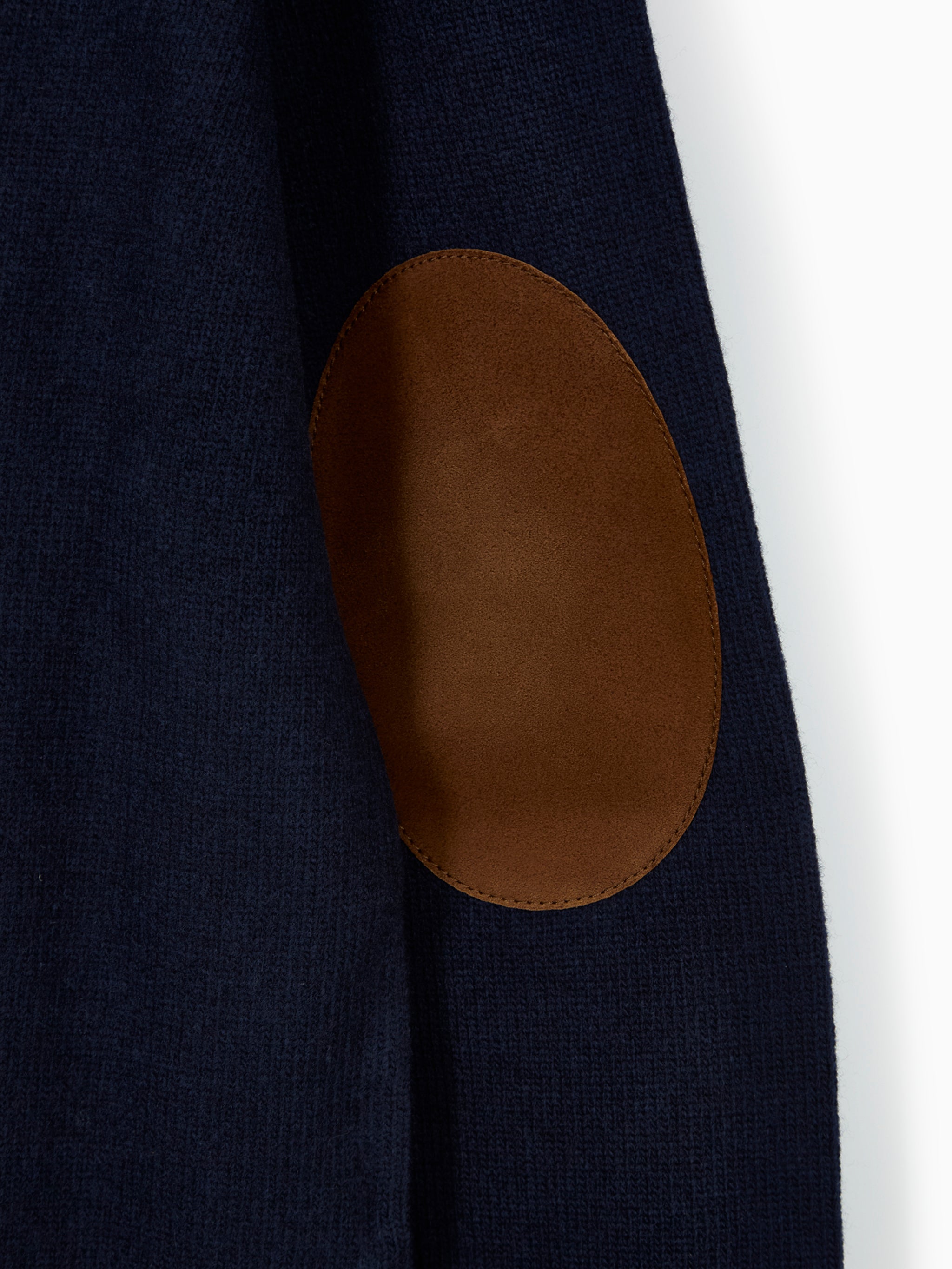 Sweater with elbow patches