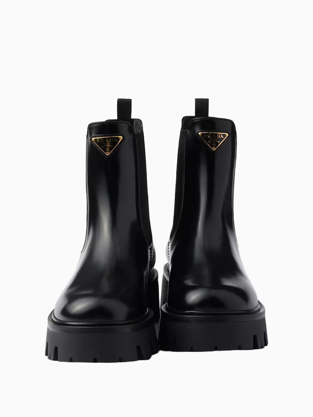 Brushed leather boooties
