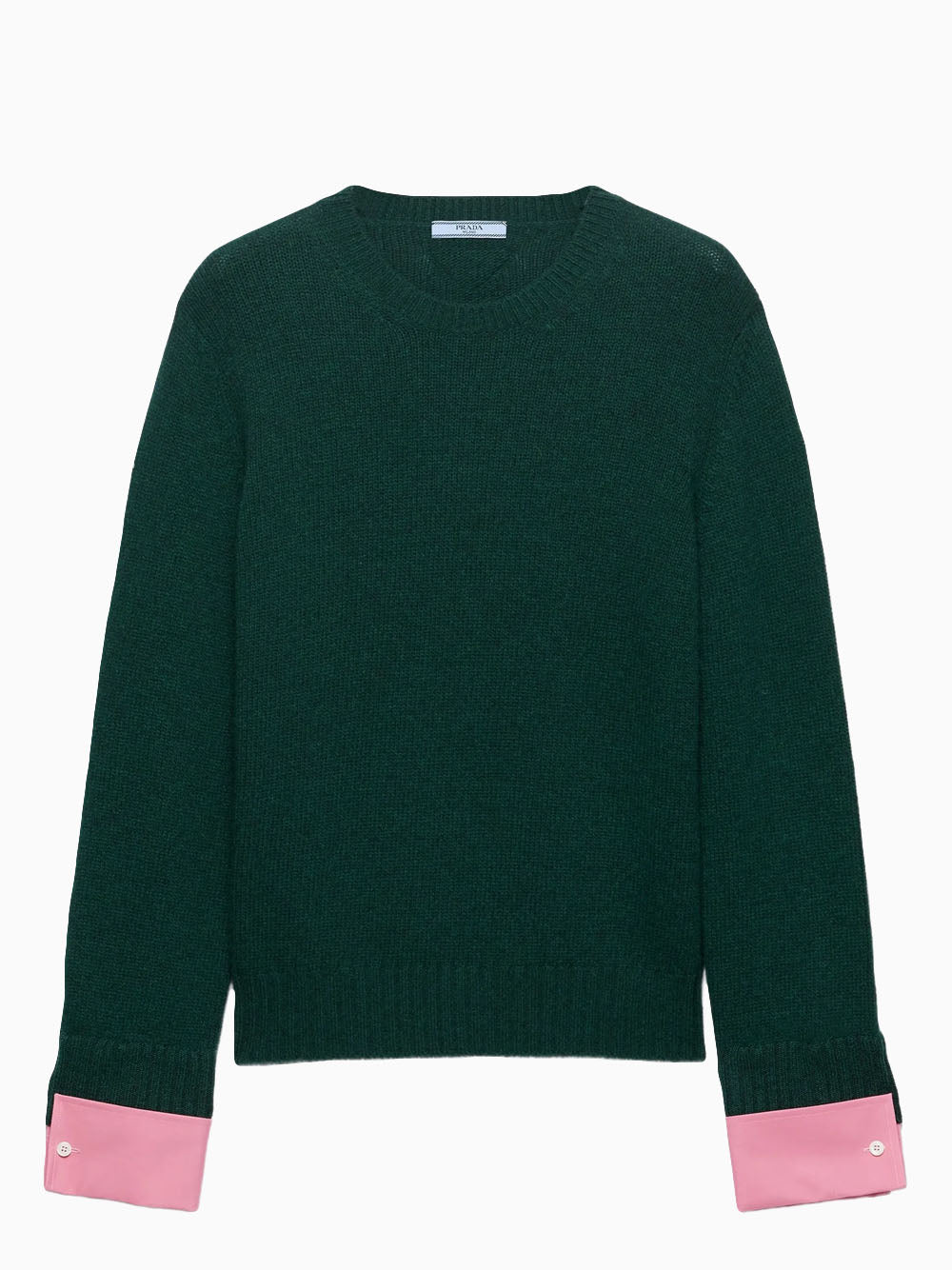 Shirt cuffs sweater
