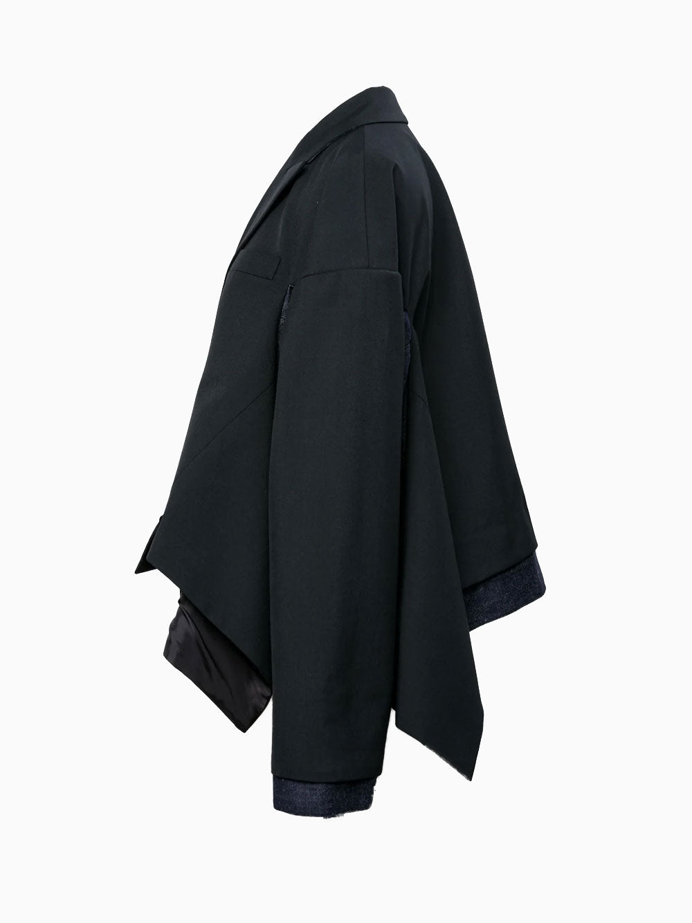 Suiting x denim jacket