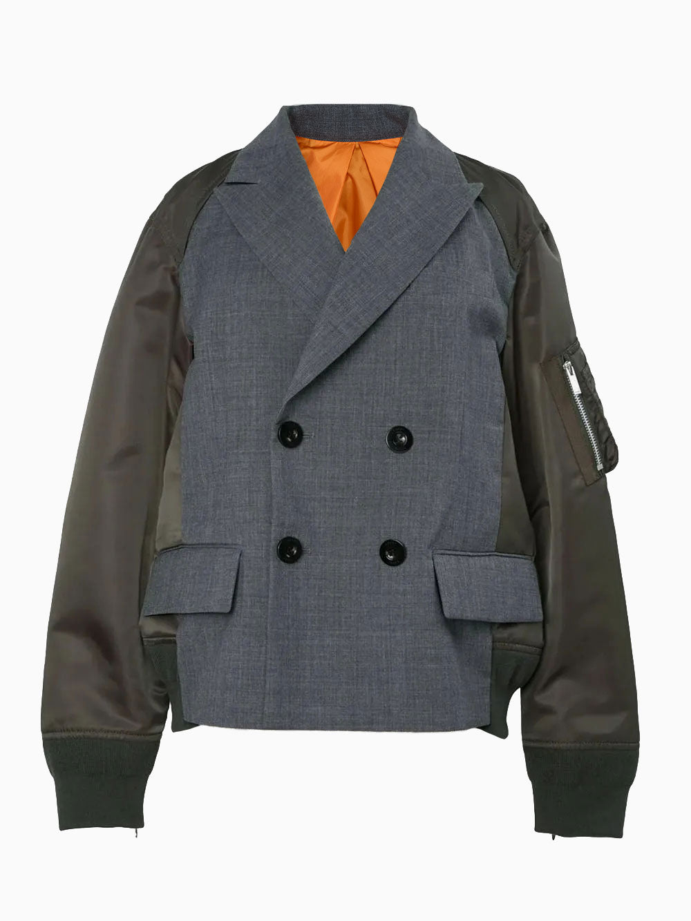 Suiting x Nylon twill jacket