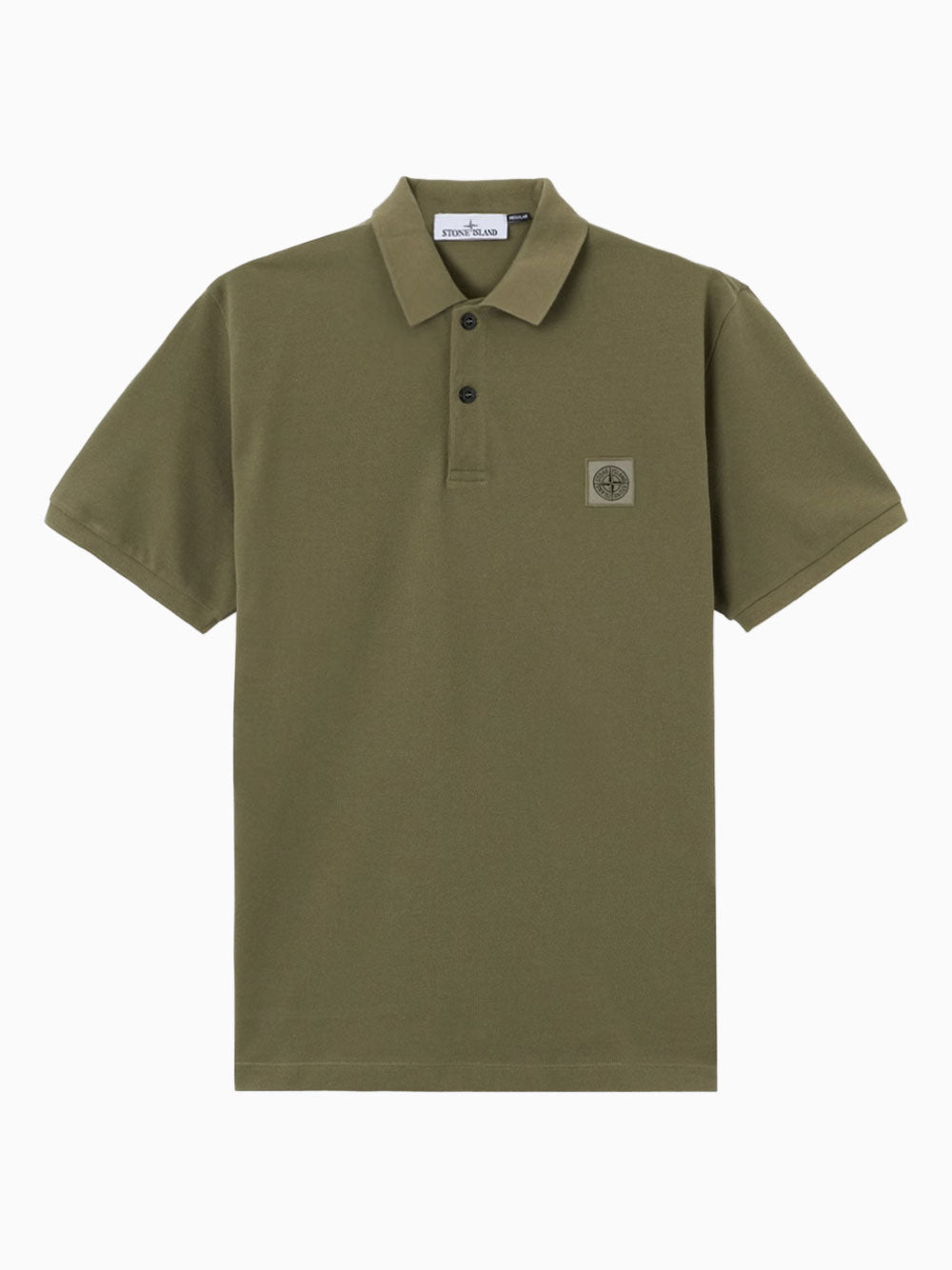 Compass patch polo shirt