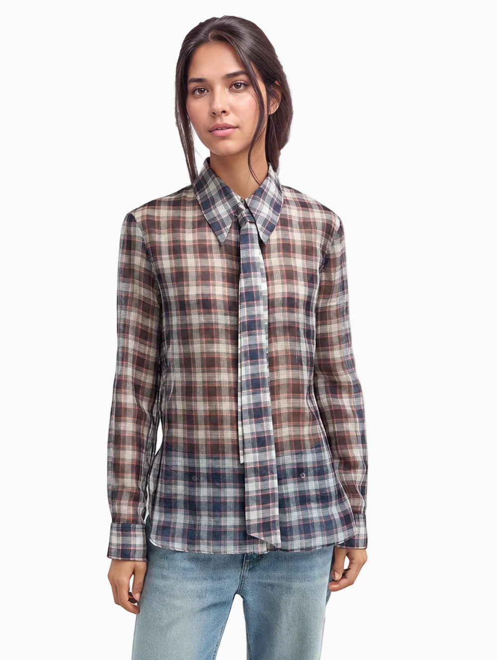 Blusa de cuadros