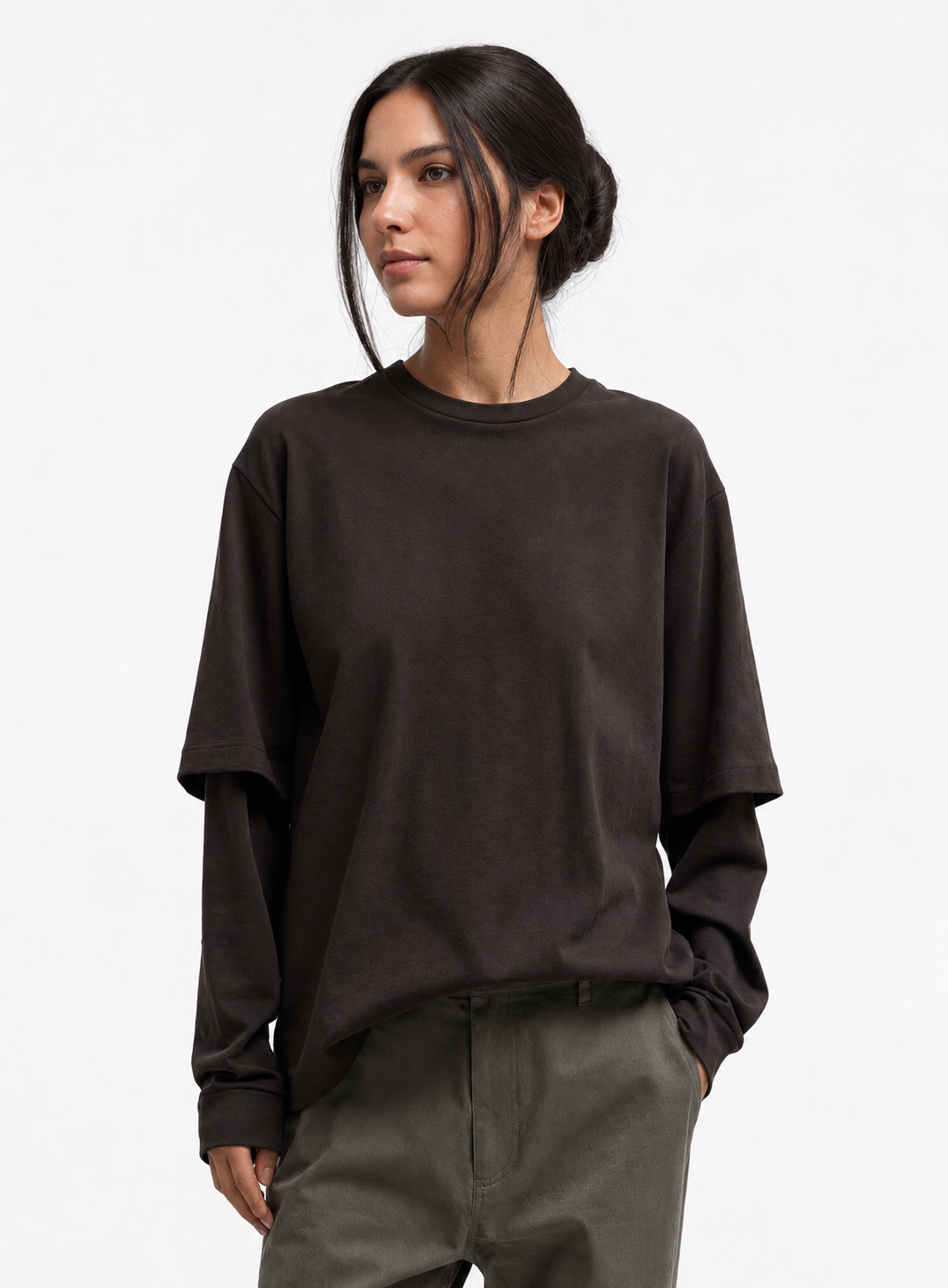 Camiseta doble capa