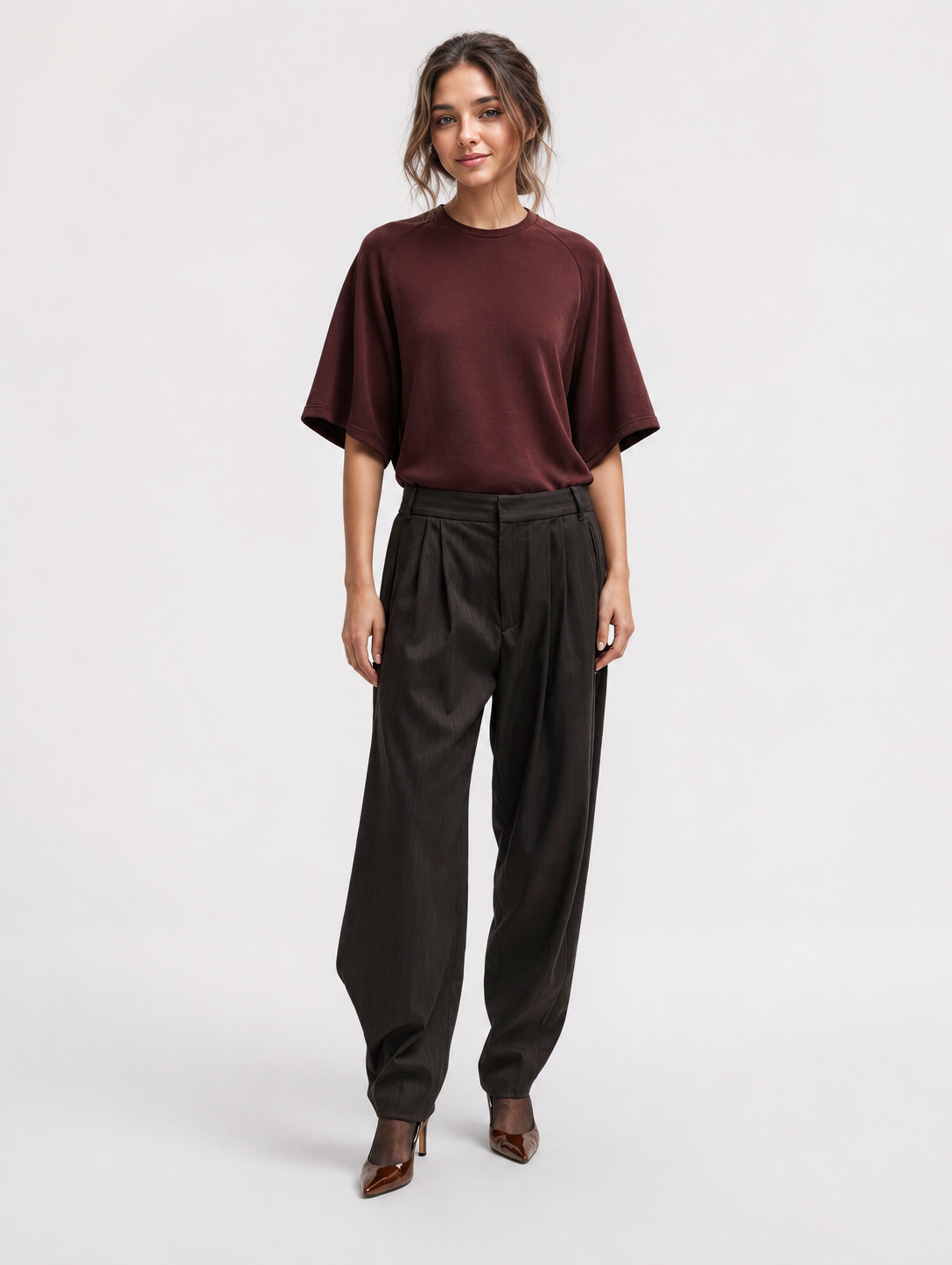 Herringbone trousers