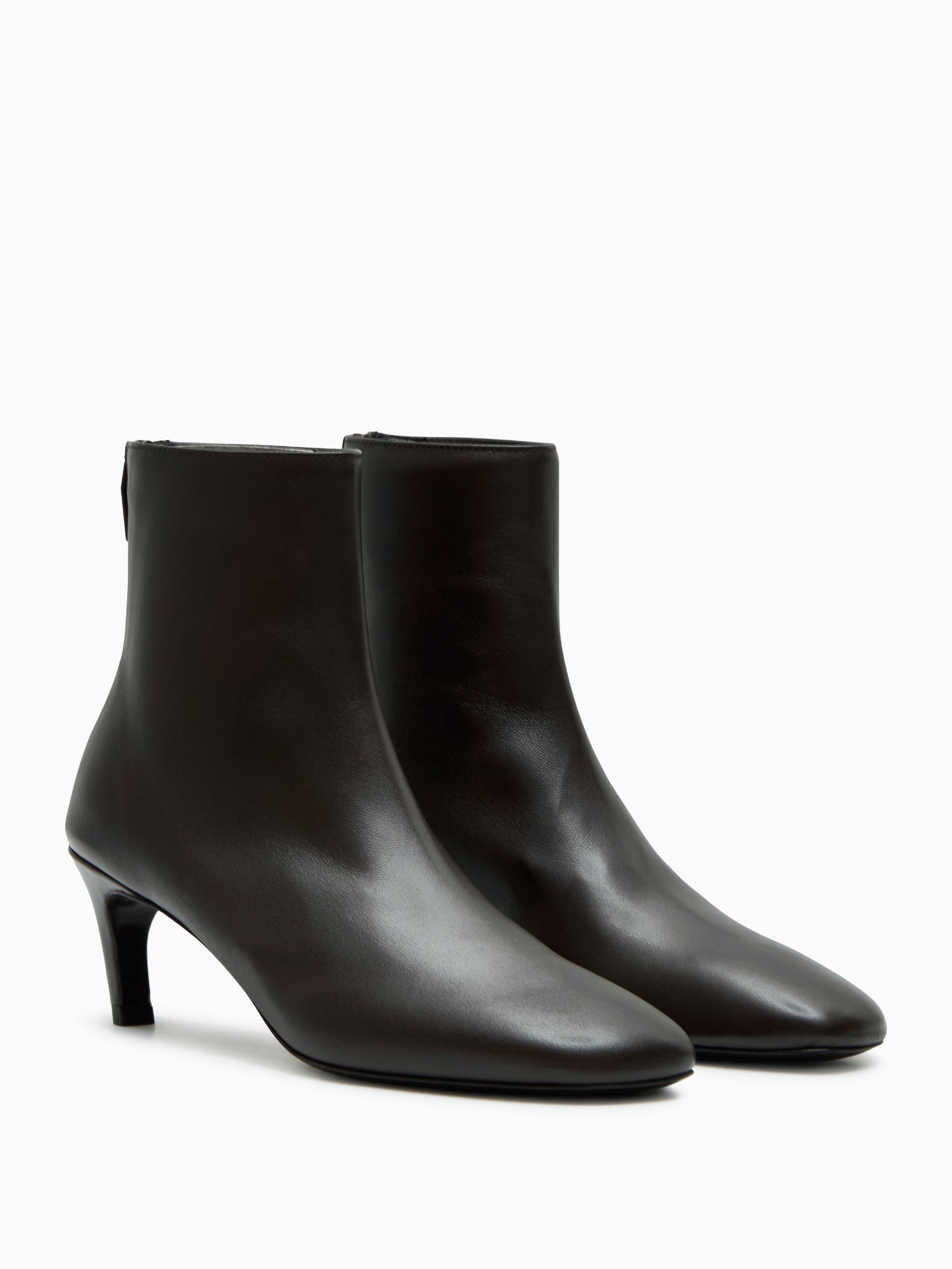 Soft nappa ankle boots
