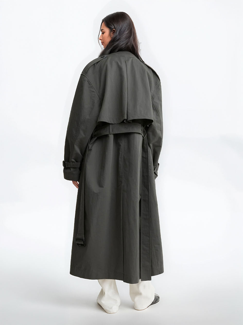 Gabardina gris