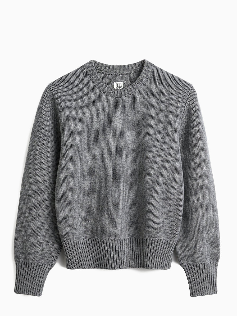 Cropped cotton knit