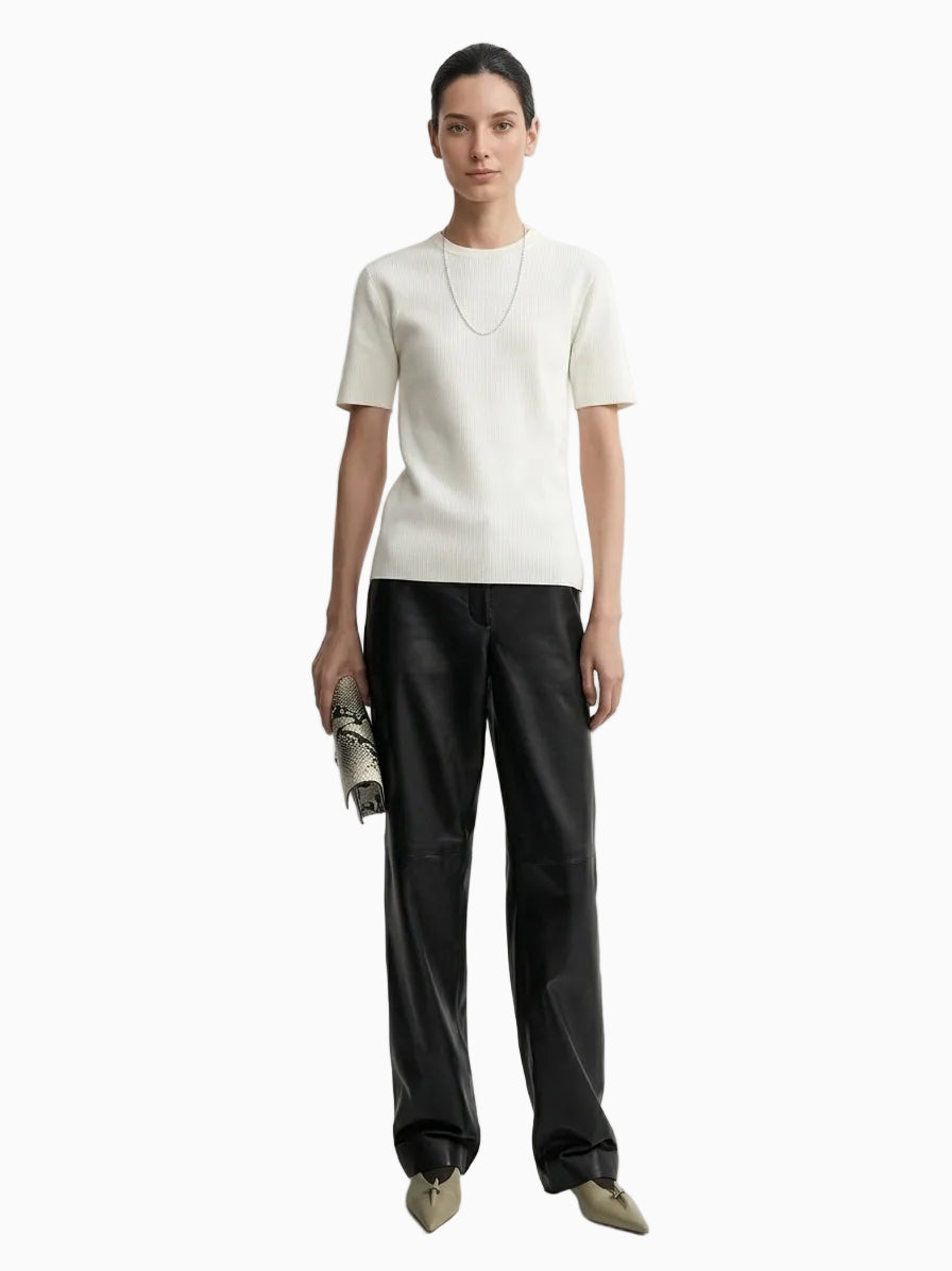 Pantalones de piel