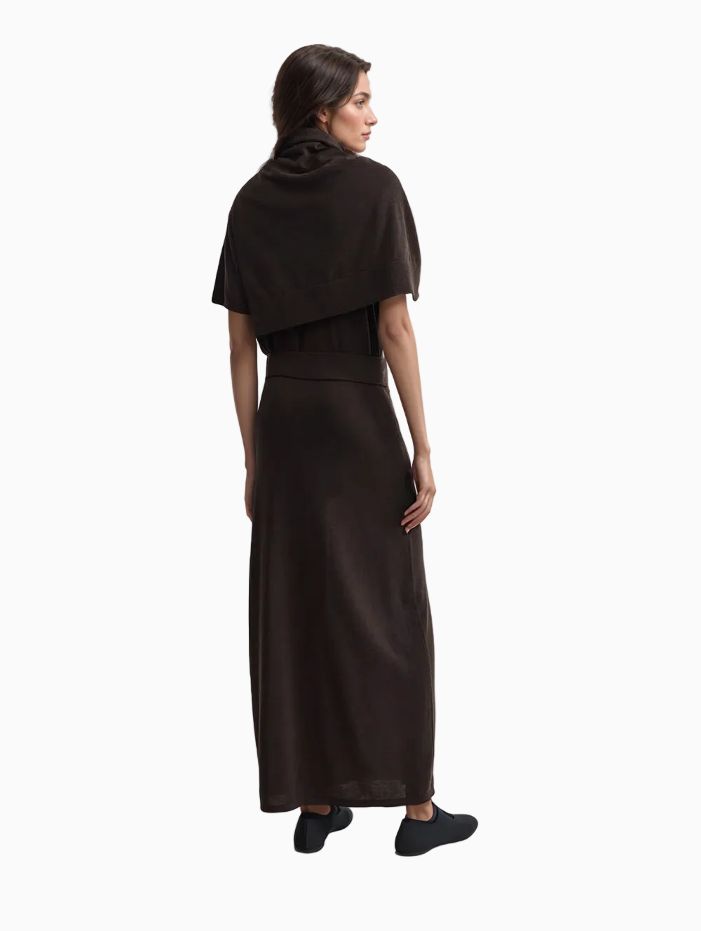 Long knit skirt