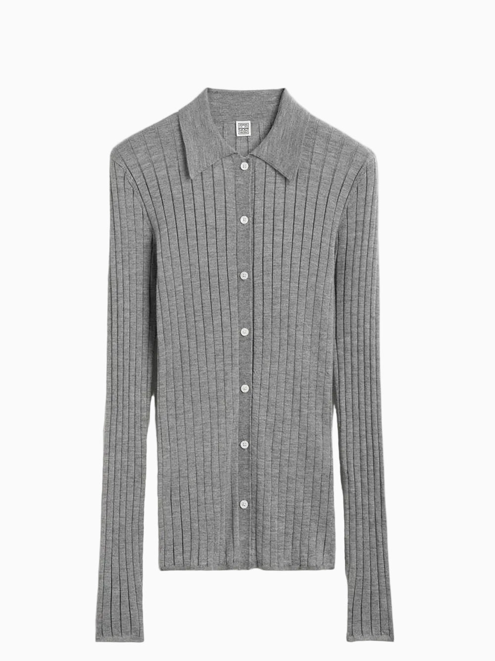 Slim ribbed shirt
