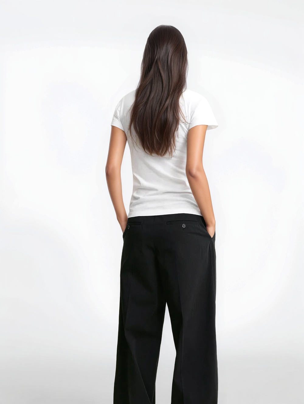 Camiseta escote V