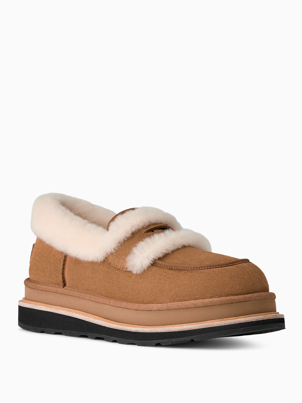 x UGG Shearling loafers