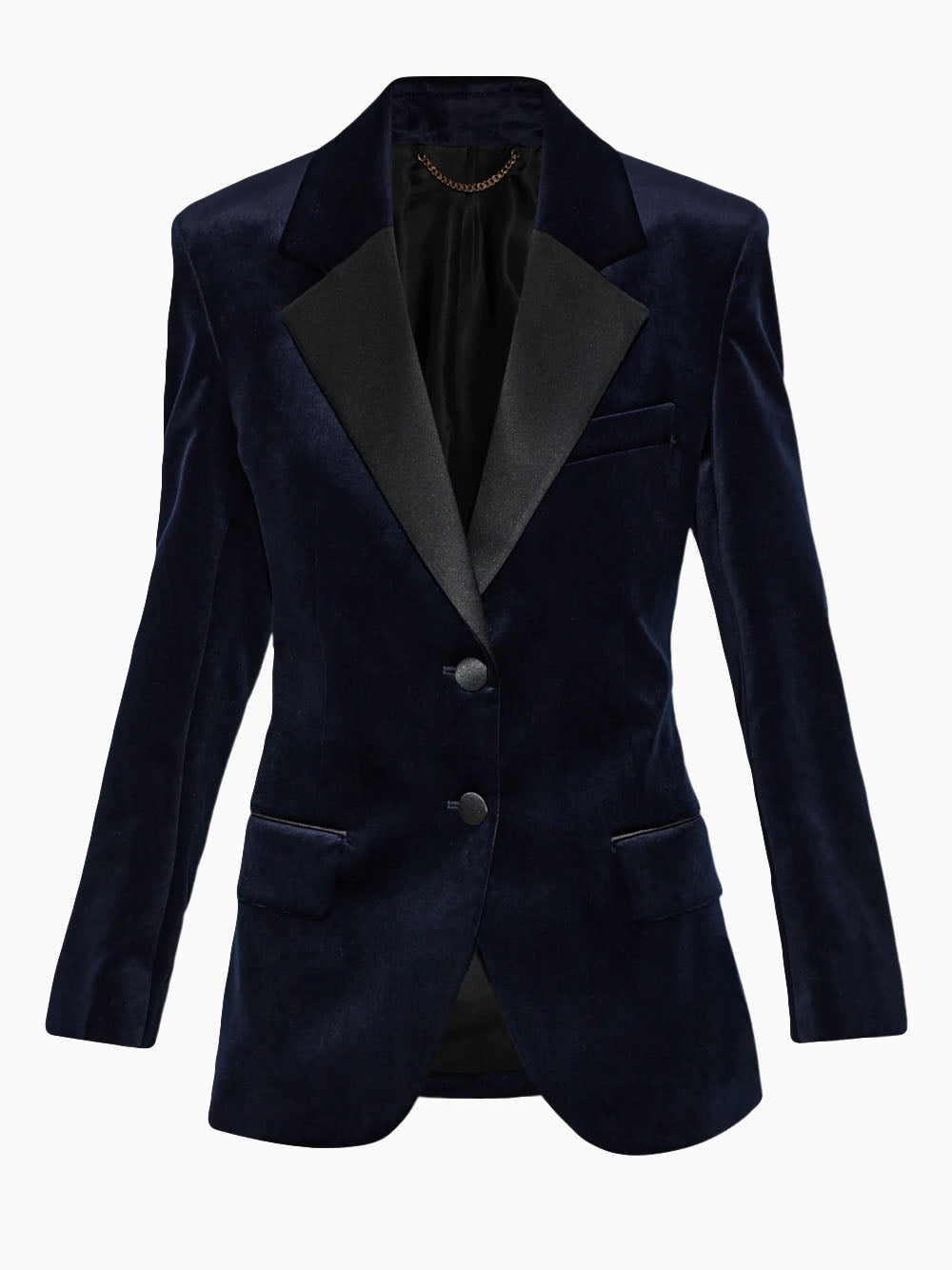 Velvet tailored jacket