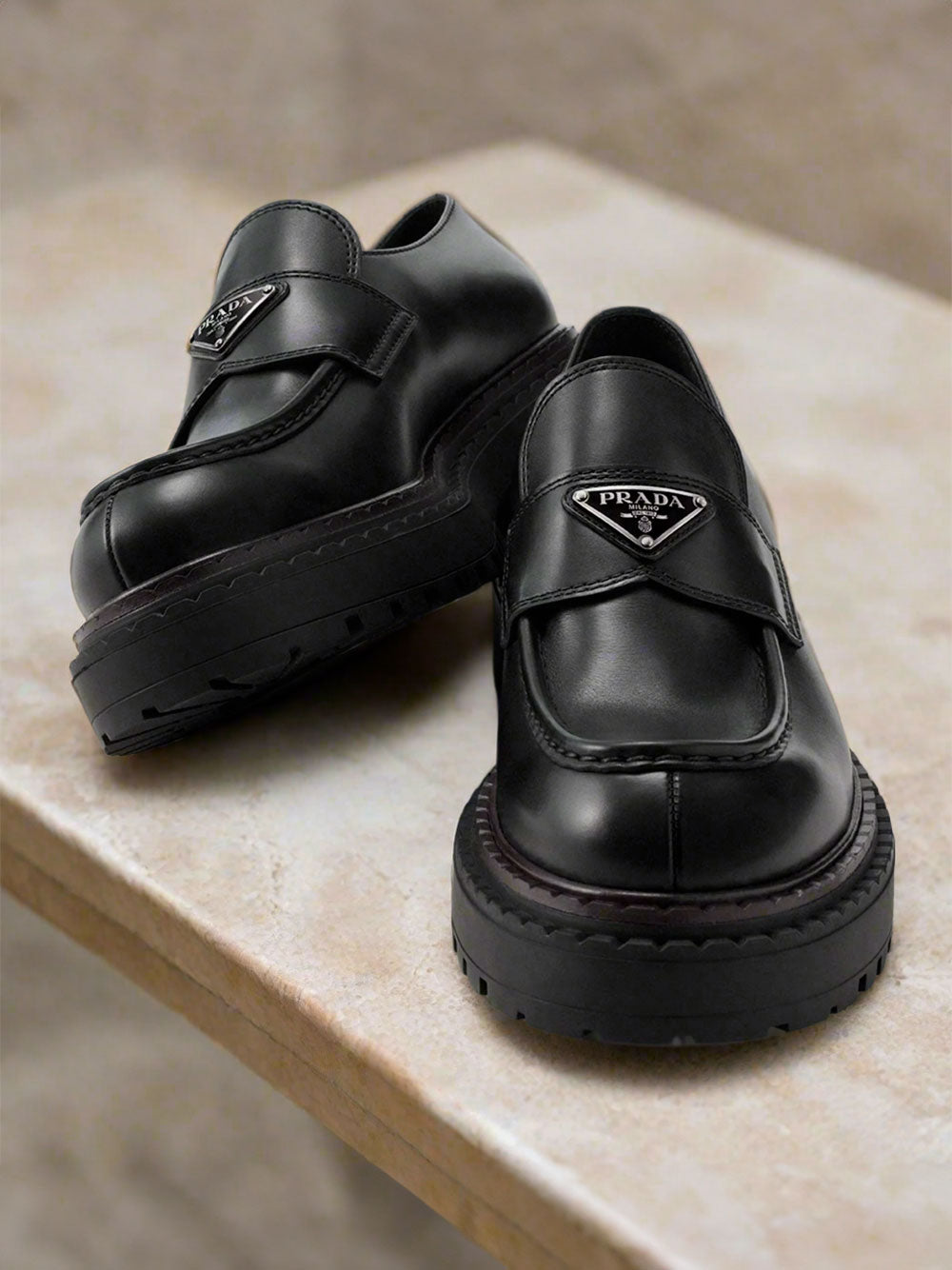 Double Chocolate loafers - Main Image