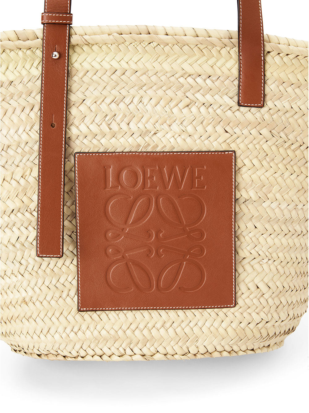 Bolso cesta basket en hoja de palma