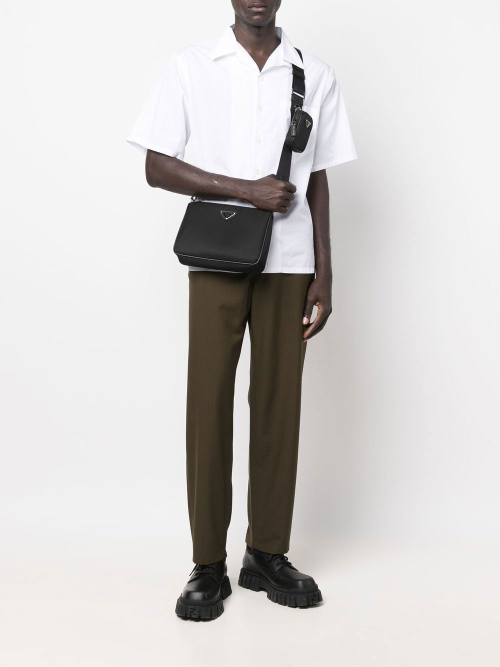 Re-Nylon messenger bag