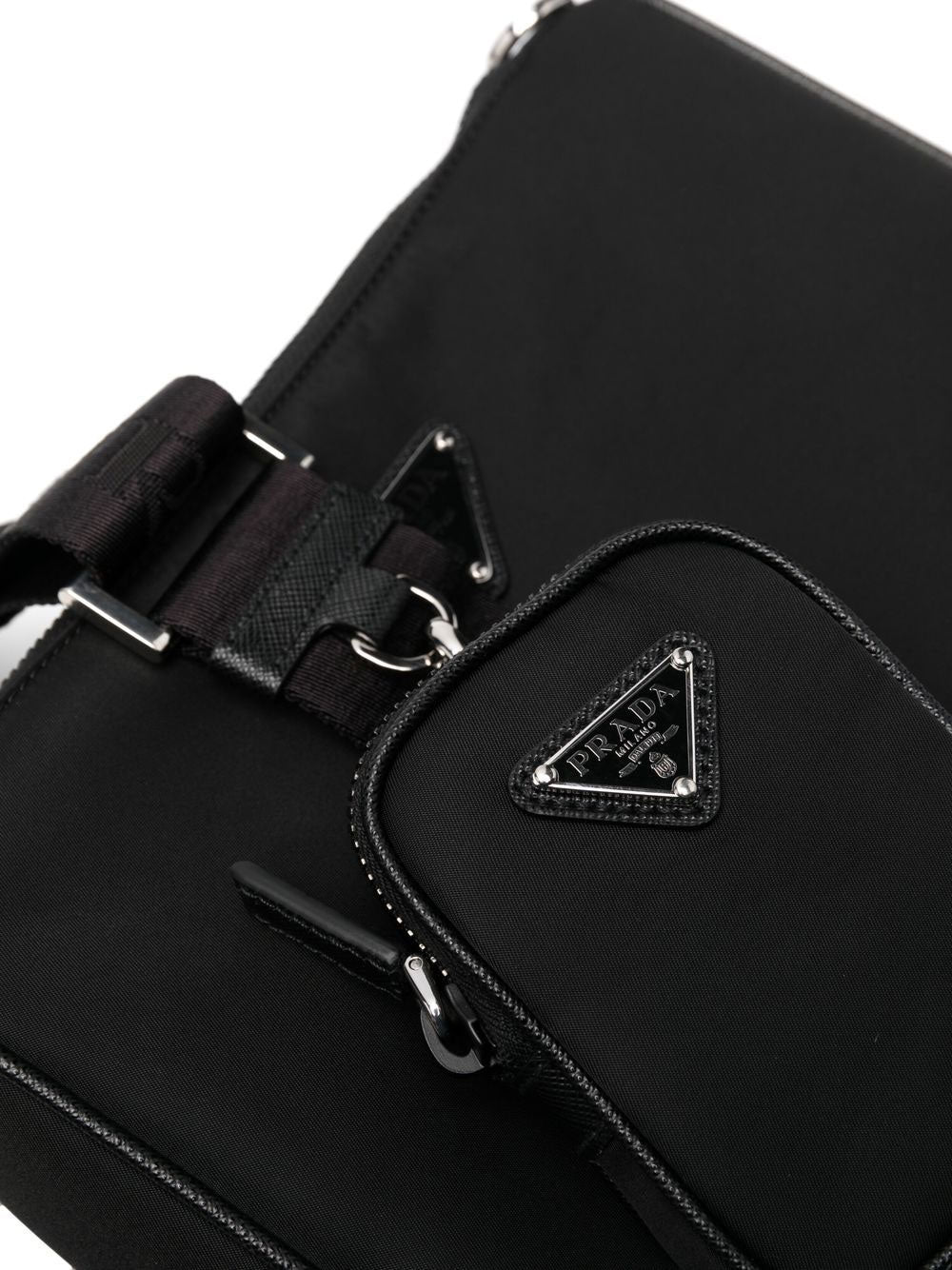 Re-Nylon messenger bag