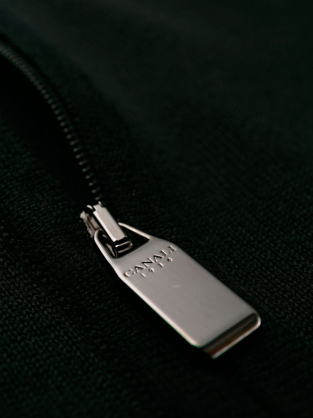 Cardigan con cremallera