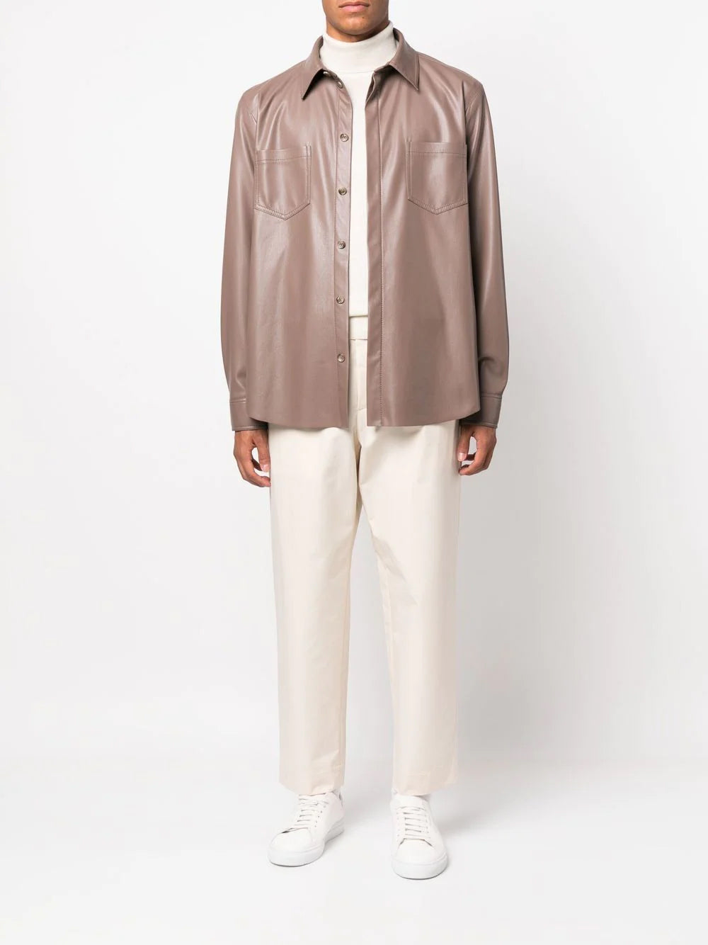 Pantalón cropped recto