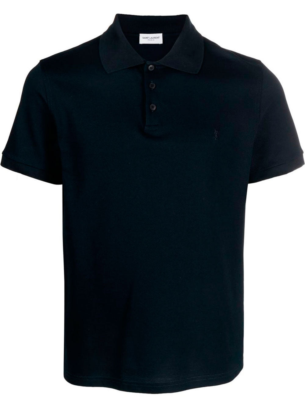 Short-sleeve cotton polo shirt