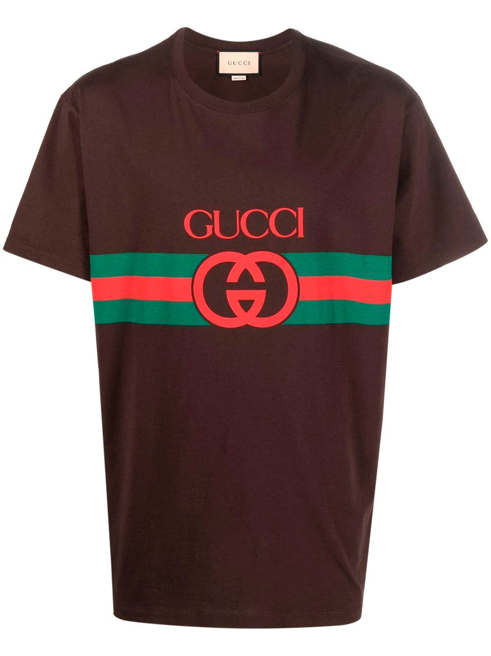 Gucci Ropa Playeras Para Hombre Gucci Camiseta De Algodón Con Logo