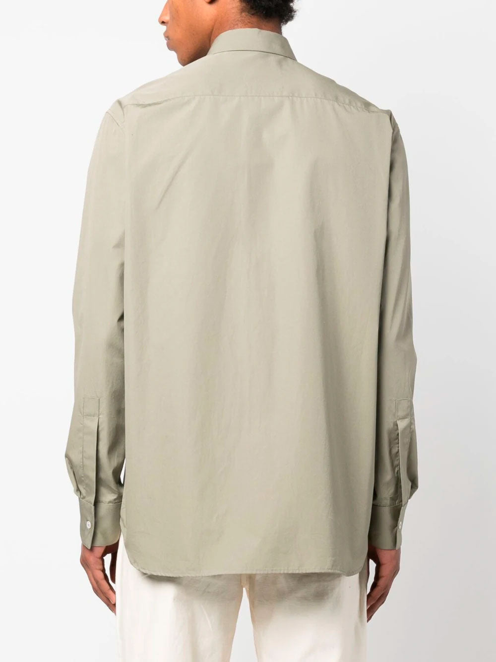 Camisa abotonada de manga larga