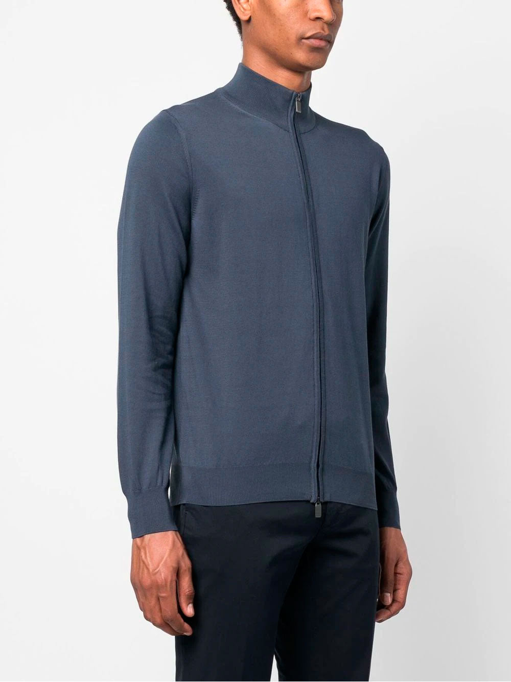 Cardigan con cremallera