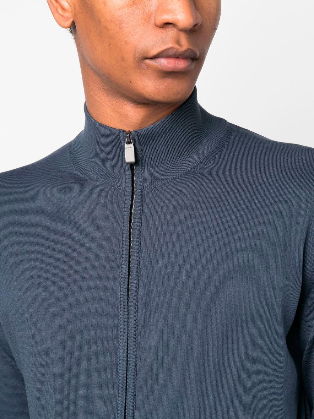 Cardigan con cremallera