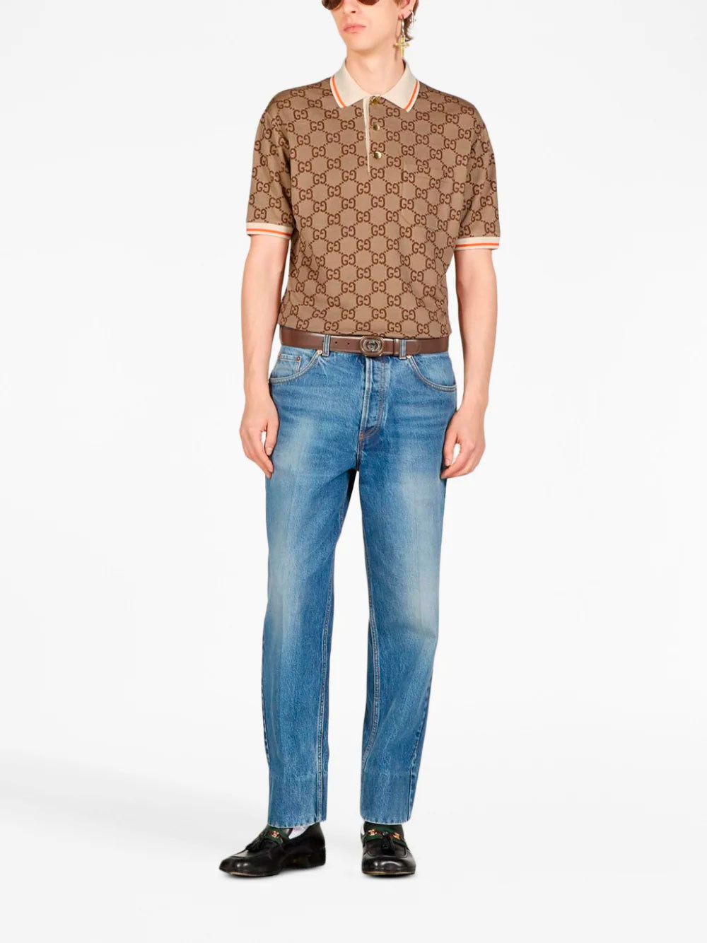 Polo de manga corta con GG