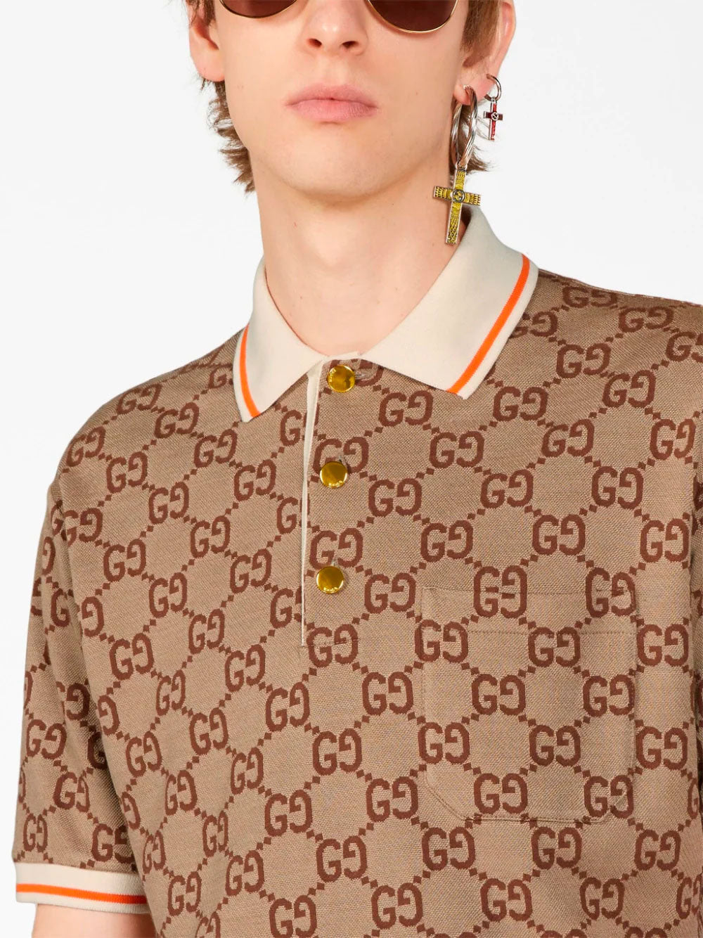 Polo de manga corta con GG