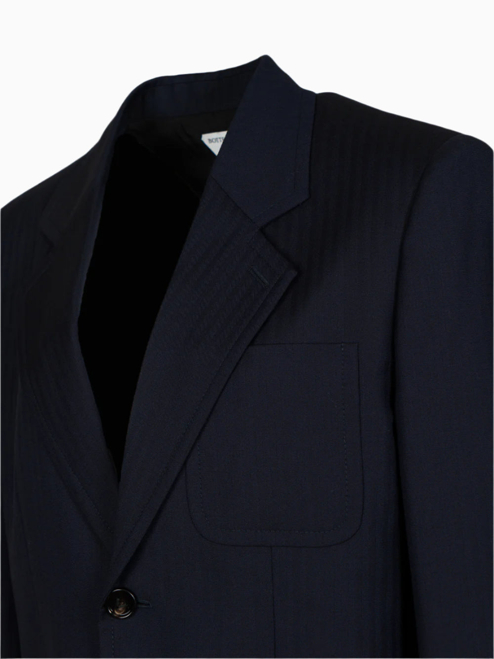 Chaqueta de lana con chevrón