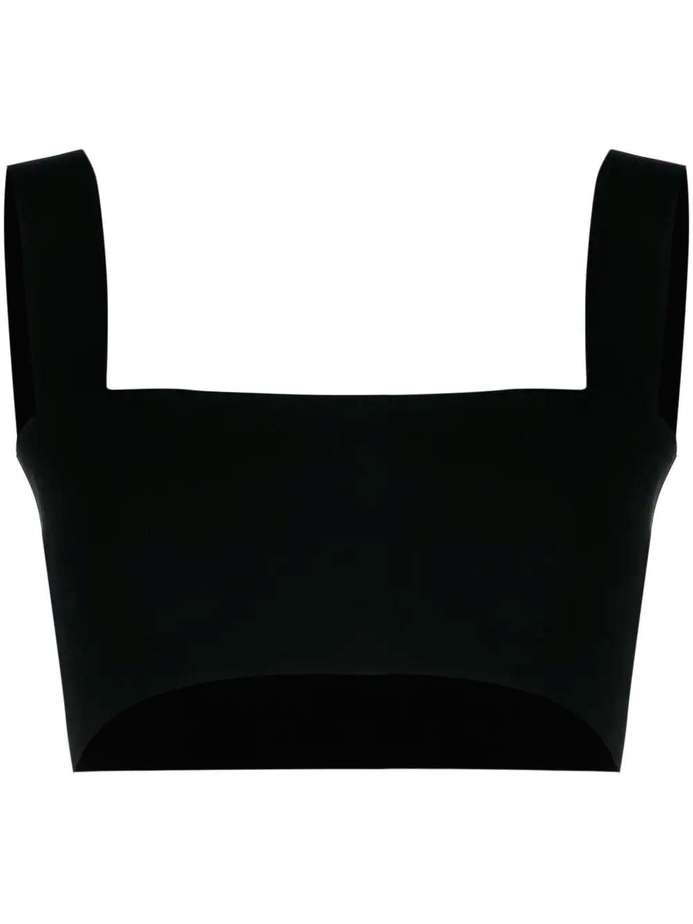Bandeau con escote cuadrado