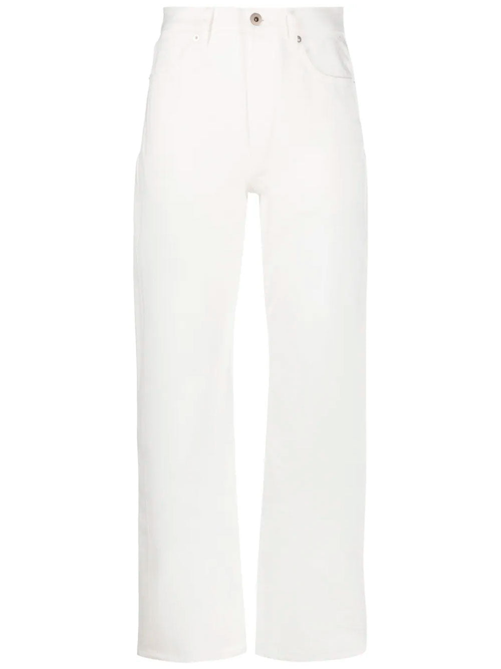 Jeans rectos de algodón