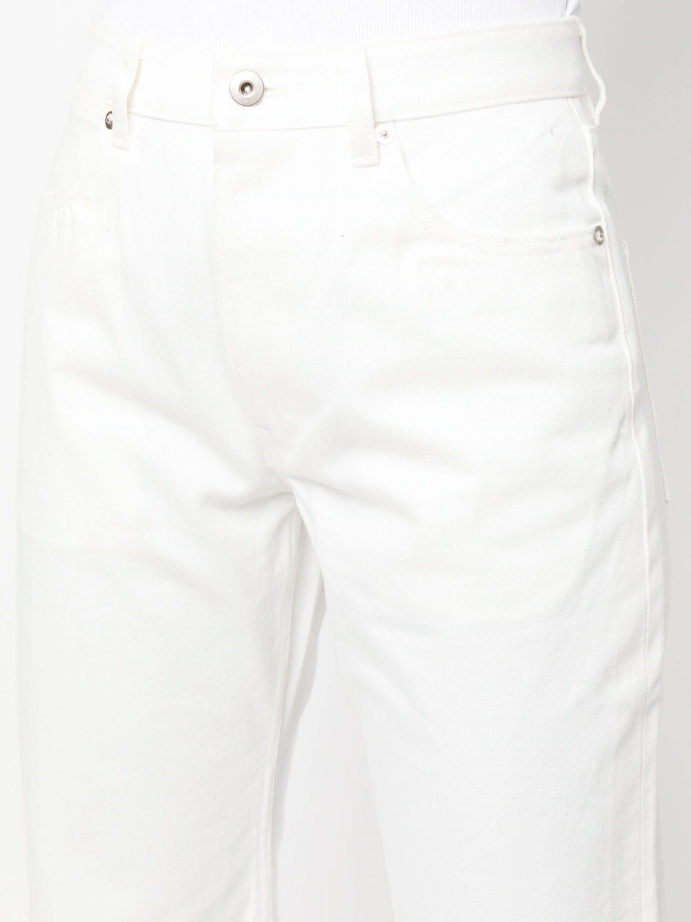 Jeans rectos de algodón