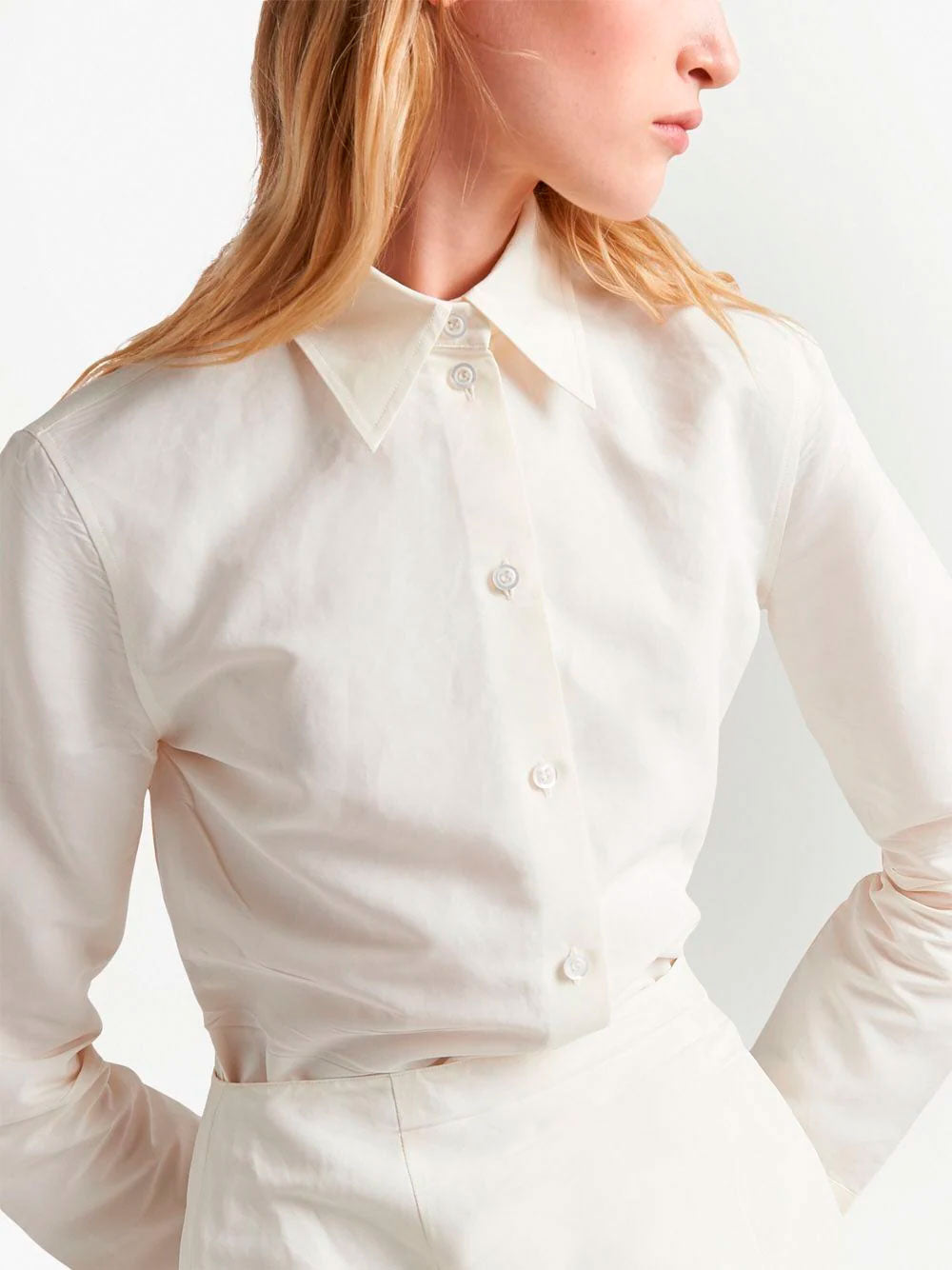 Camisa clásica abotonada