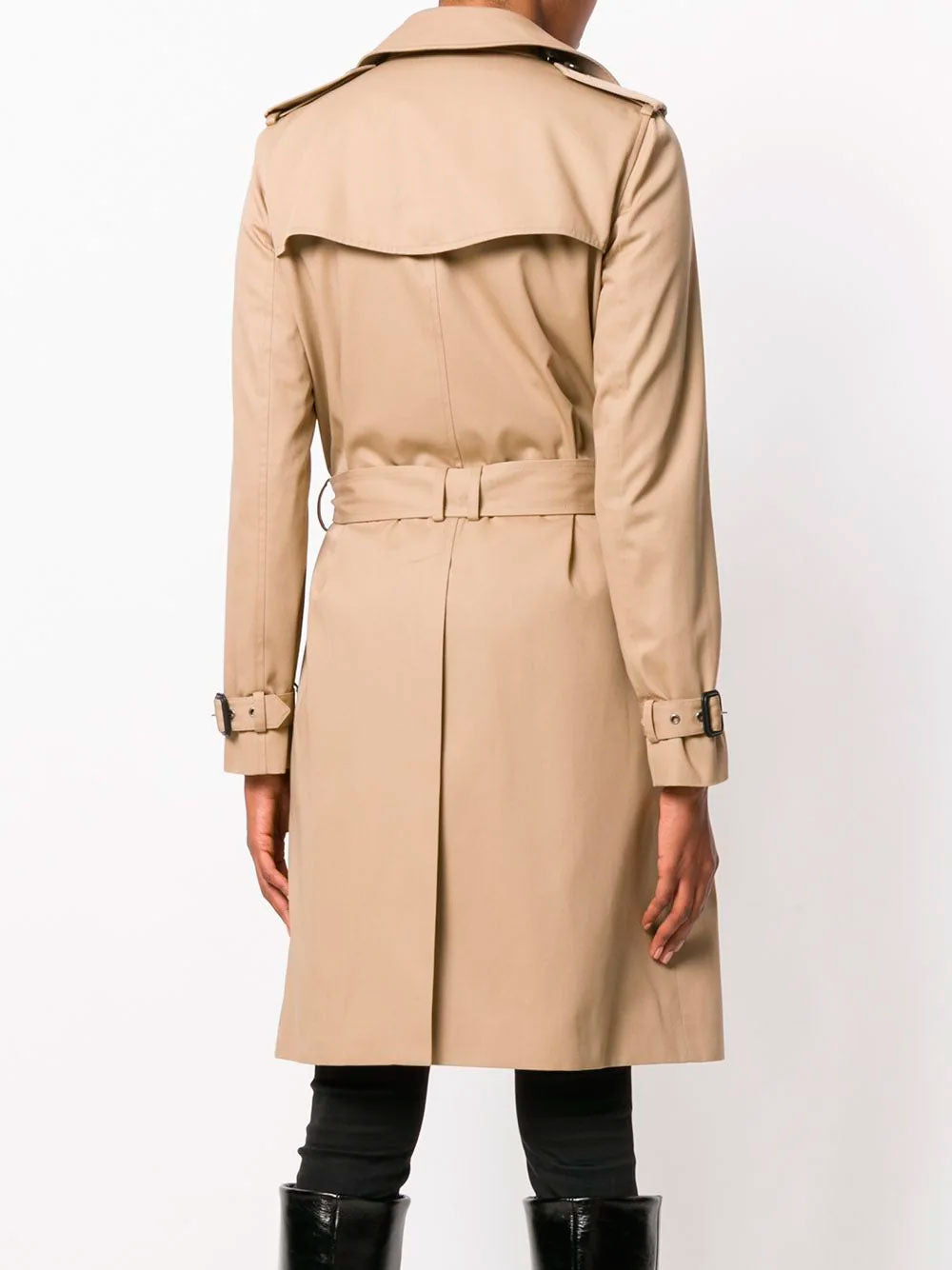 Gabardina clásica con cinturón