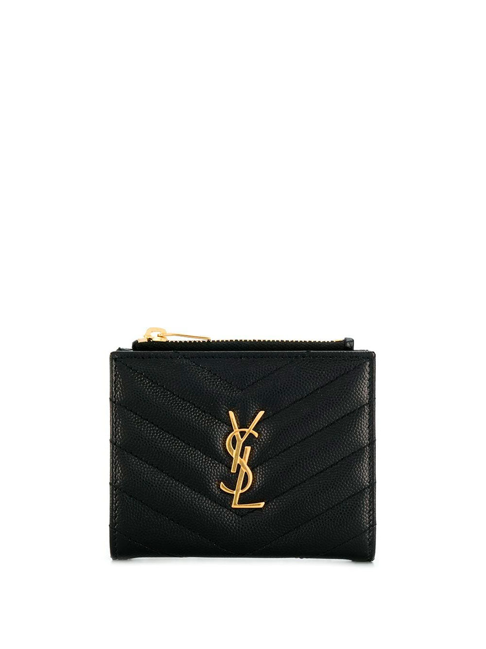 Billetero acolchado con monograma