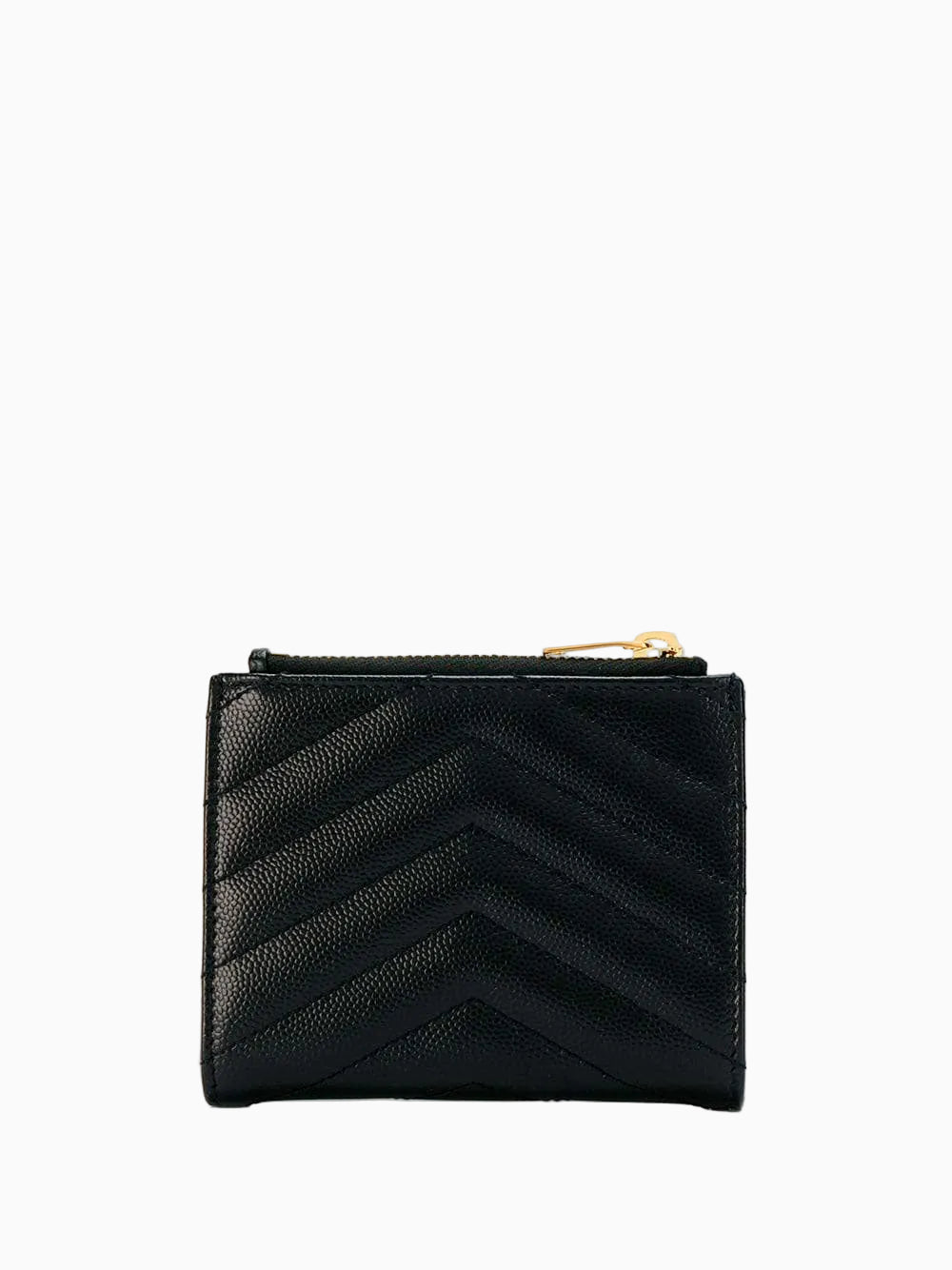 Quilted monogram card holder