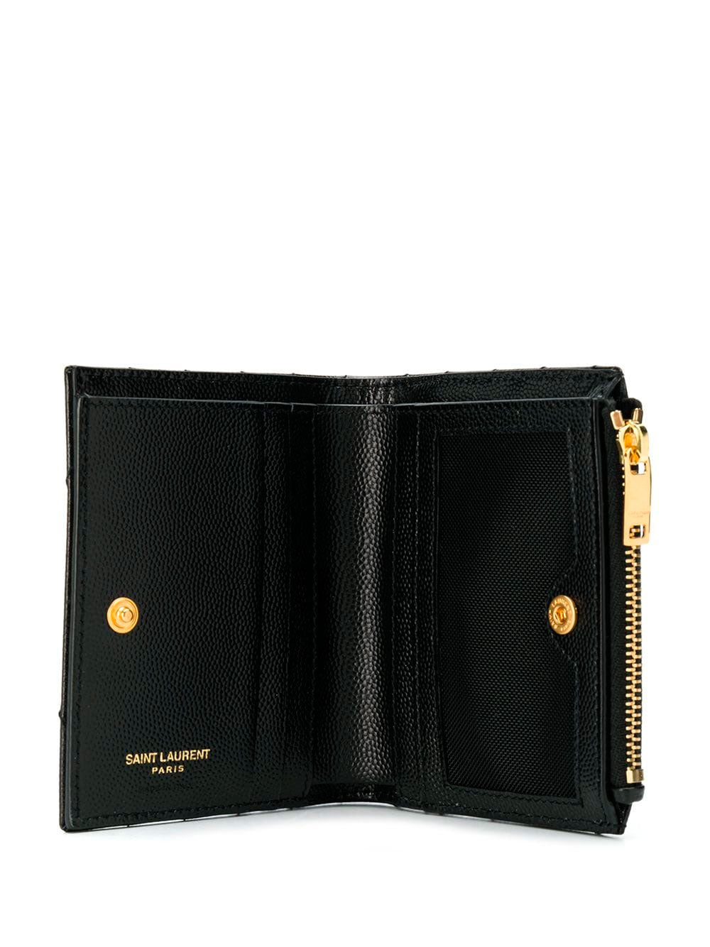 Billetero acolchado con monograma