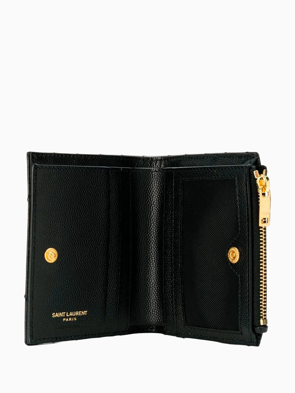 Quilted monogram card holder